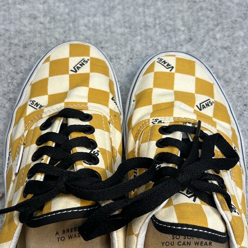 Mens Vans Era Big Check Yolk Yellow - EUC! Unisex - Crosslisted - Picture 12 of 16